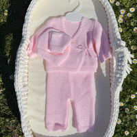 Ensemble en maille {Broderie}