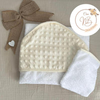 Cape de bain minky {Broderie}