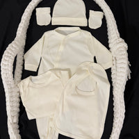 Ensemble tenue 5 pièces coton {Broderie}