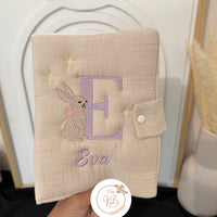 Protège carnet de santé avec lettre Ourson ou Lapin 🧸🐰