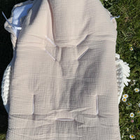 Nid d’ange gaz de coton {Broderie}