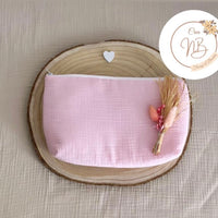 Trousse de toilette gaz de coton {Broderie}