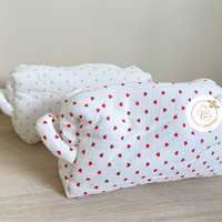 Trousse gaz de coton avec anse {Broderie}