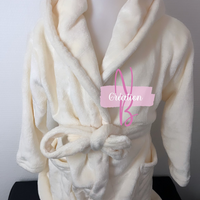 Peignoir polaire enfant {Broderie}
