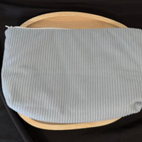 Trousse de toilette velours côtelés {Broderie}