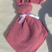 Doudou gaz de coton {Broderie}