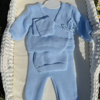 Ensemble en maille {Broderie}