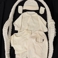 Ensemble tenue 5 pièces velours {Broderie}