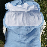 Nid d’ange gaz de coton {Broderie}