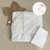 Cape de bain minky {Broderie}