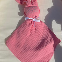 Doudou gaz de coton {Broderie}