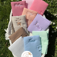 Protège carnet de santé gaz de coton {Broderie}