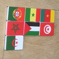 Attache tétine Drapeau
