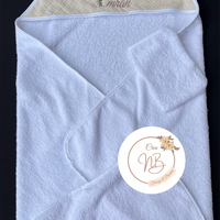 Cape de bain gaz de coton {Broderie}