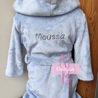 Peignoir polaire enfant {Broderie}