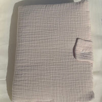 Protège carnet de santé gaz de coton {Broderie}