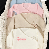 Brassière en maille {Broderie}