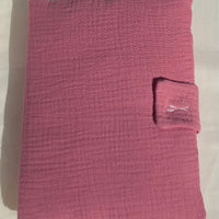 Protège carnet de santé gaz de coton {Broderie}