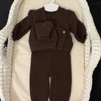 Ensemble en maille {Broderie}