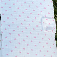 Protège carnet de santé gaz de coton {Broderie}