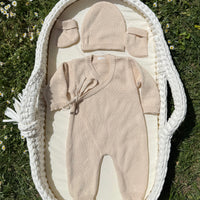 Combinaison en maille {Broderie}