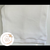 Plaid maille {Broderie}