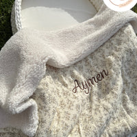 Plaid collection gold / Intérieur Sherpa {Broderie}