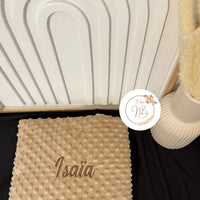 Plaid minky {Broderie}