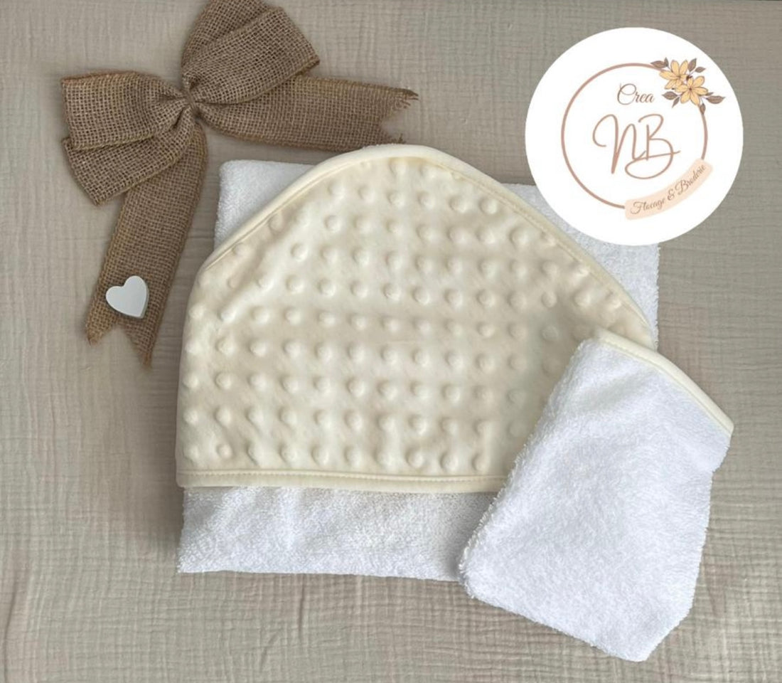 Cape de bain minky {Broderie}