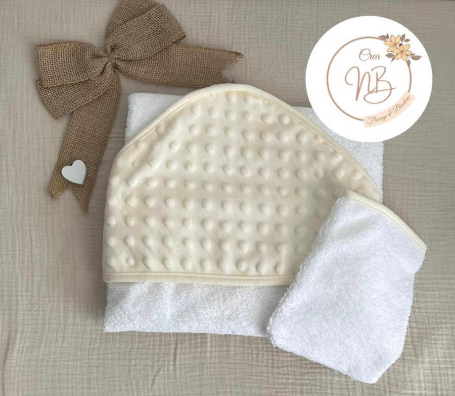 Cape de bain minky {Broderie}