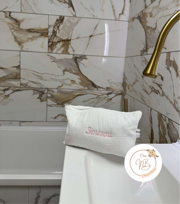 Trousse de toilette gaz de coton {Broderie}