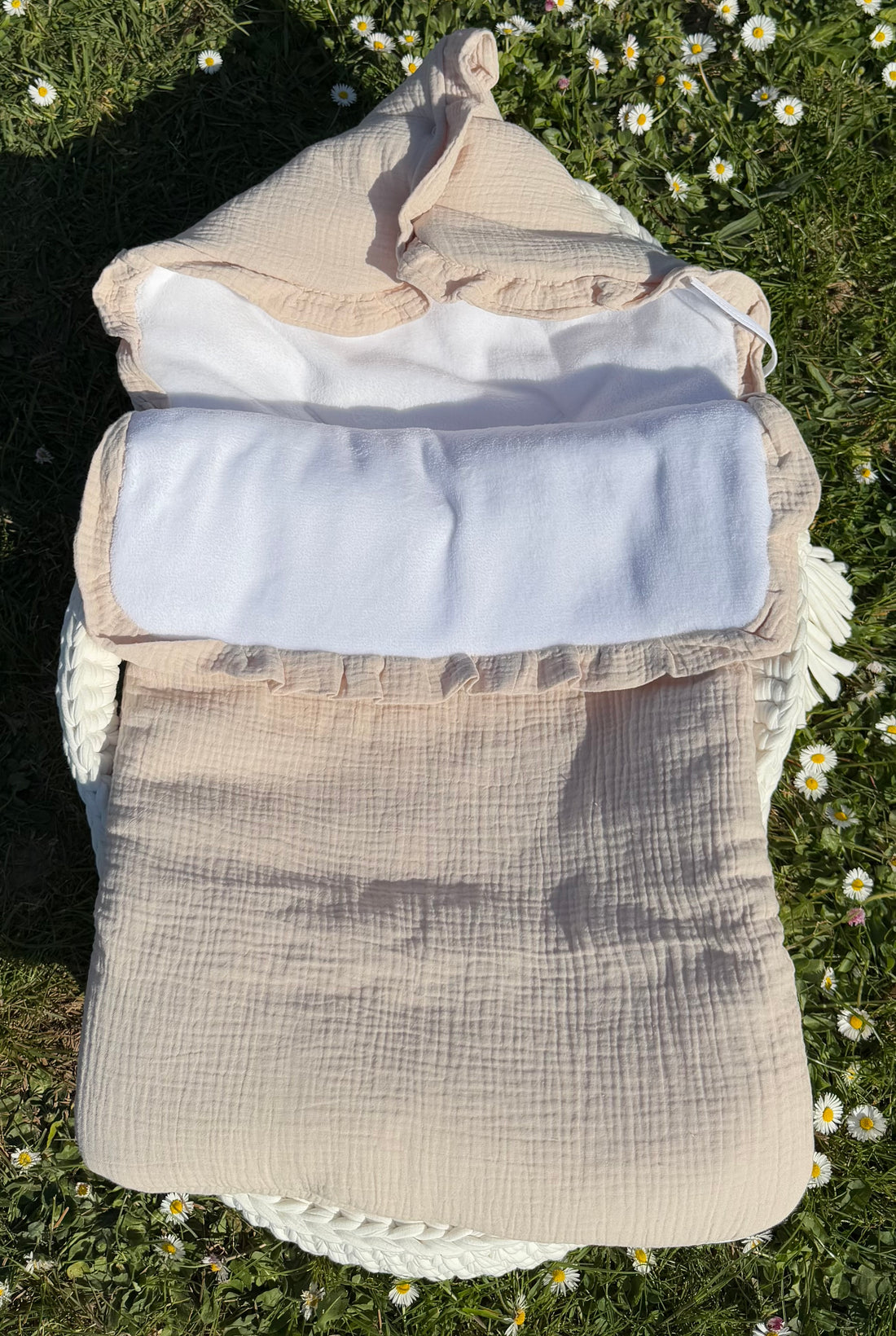 Nid d’ange gaz de coton {Flocage}