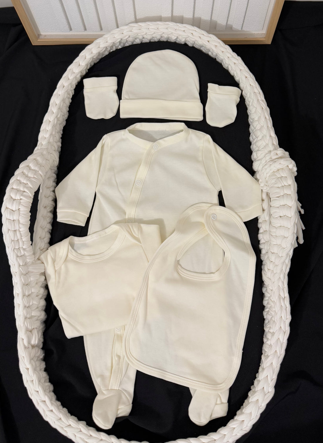 Ensemble tenue 5 pièces coton {Flocage}