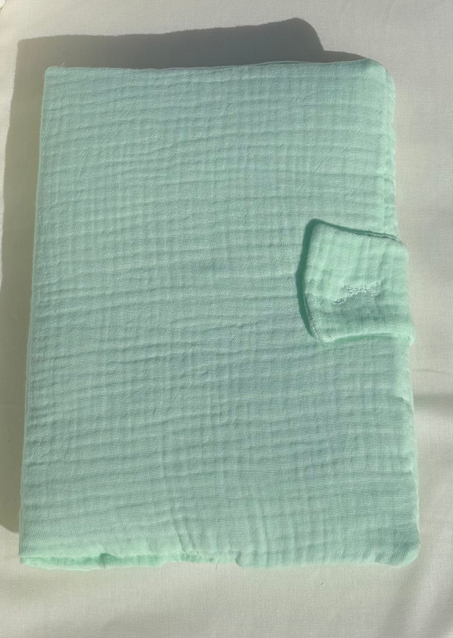 Protège carnet de santé gaz de coton {Broderie}