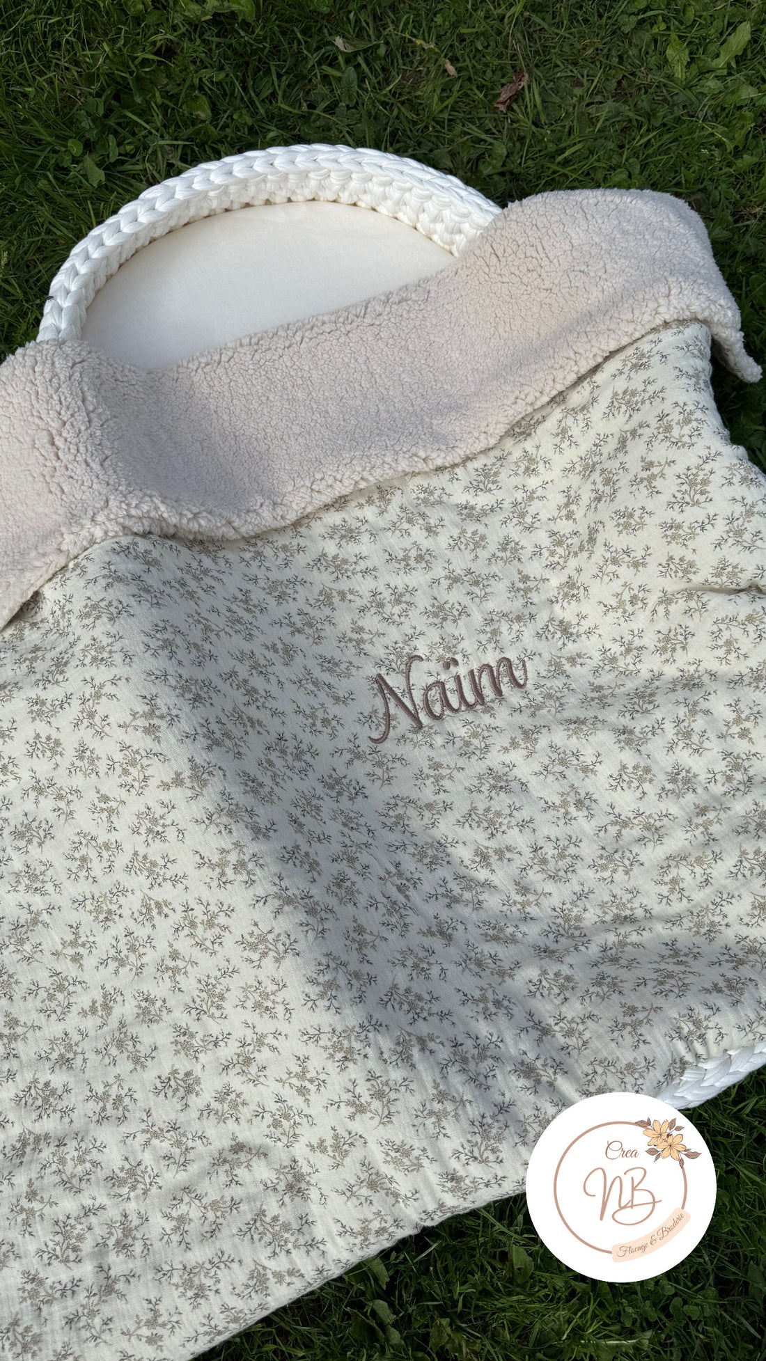 Plaid collection gold / Intérieur Sherpa {Broderie} Confection 1 MOIS