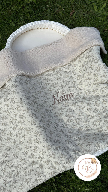 Plaid collection gold / Intérieur Sherpa {Broderie} Confection 1 MOIS