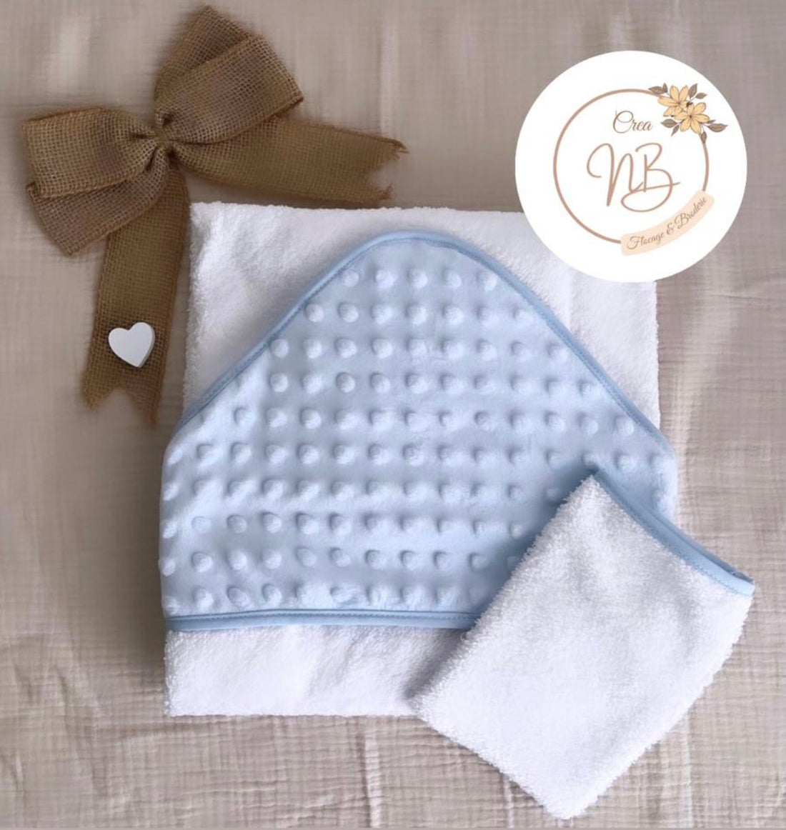 Cape de bain minky {Broderie}