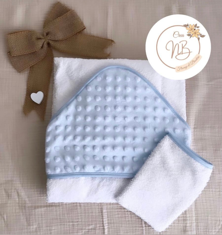Cape de bain minky {Broderie}