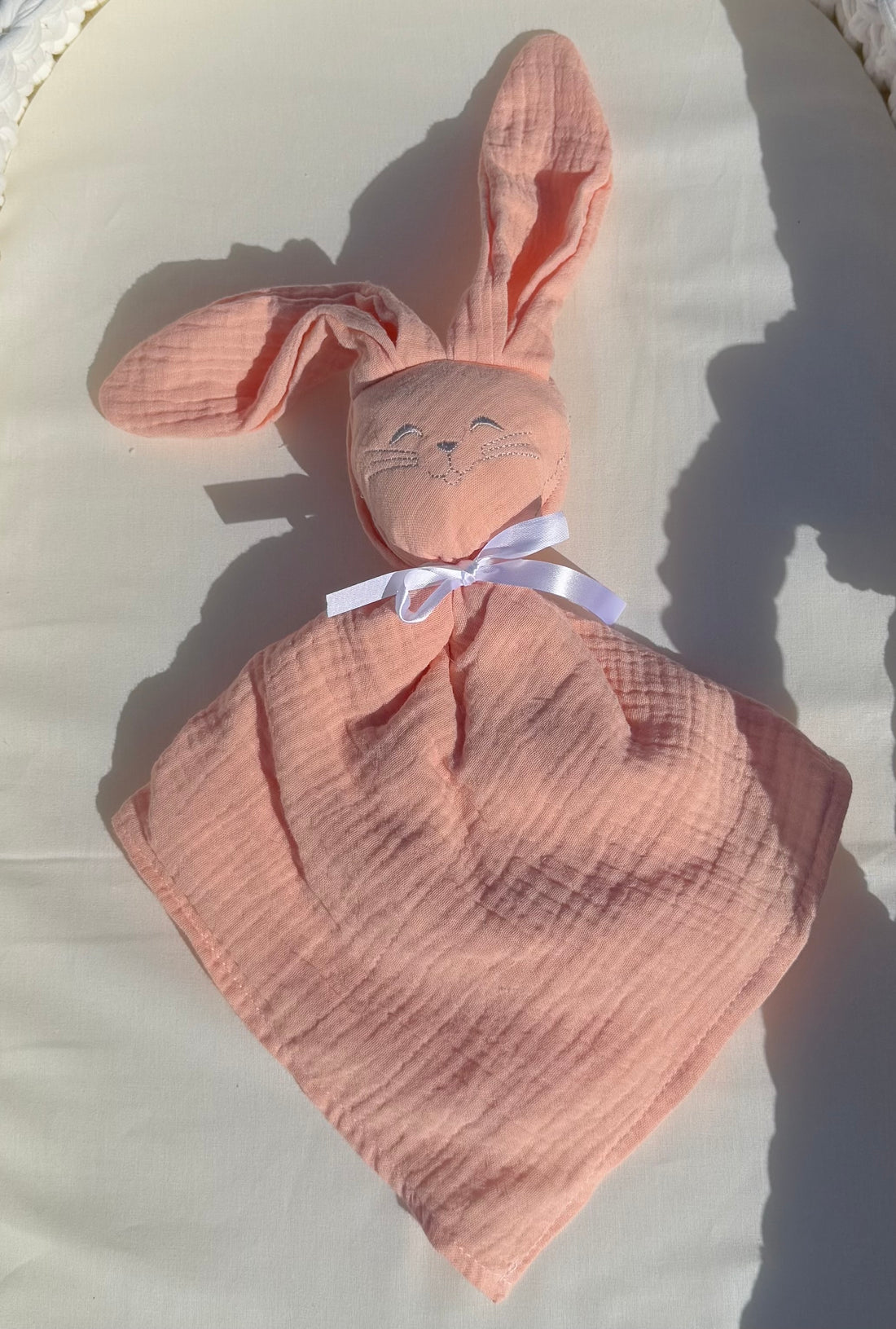 Doudou gaz de coton {Broderie}
