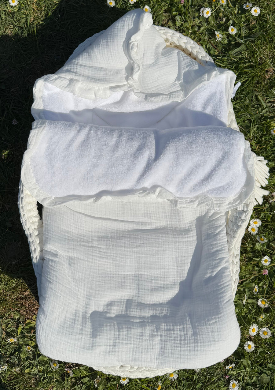 Nid d’ange gaz de coton {Flocage}