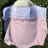 Plaid minky {Broderie}