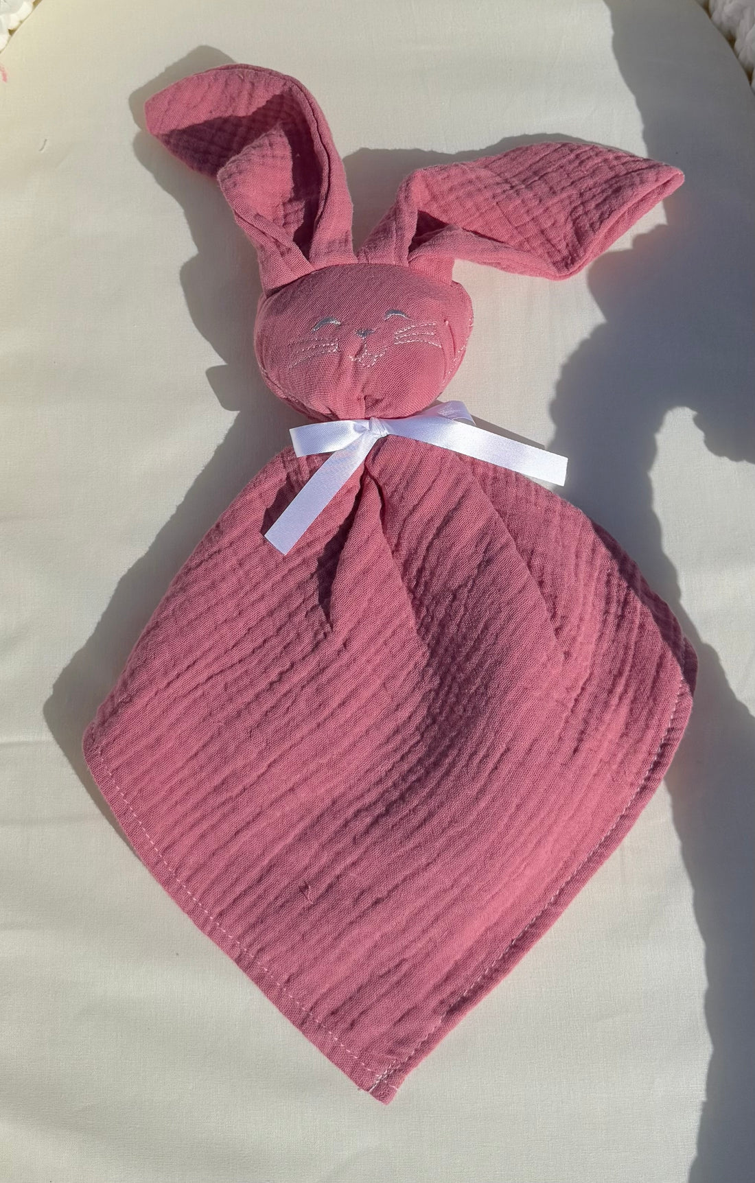 Doudou gaz de coton {Broderie}