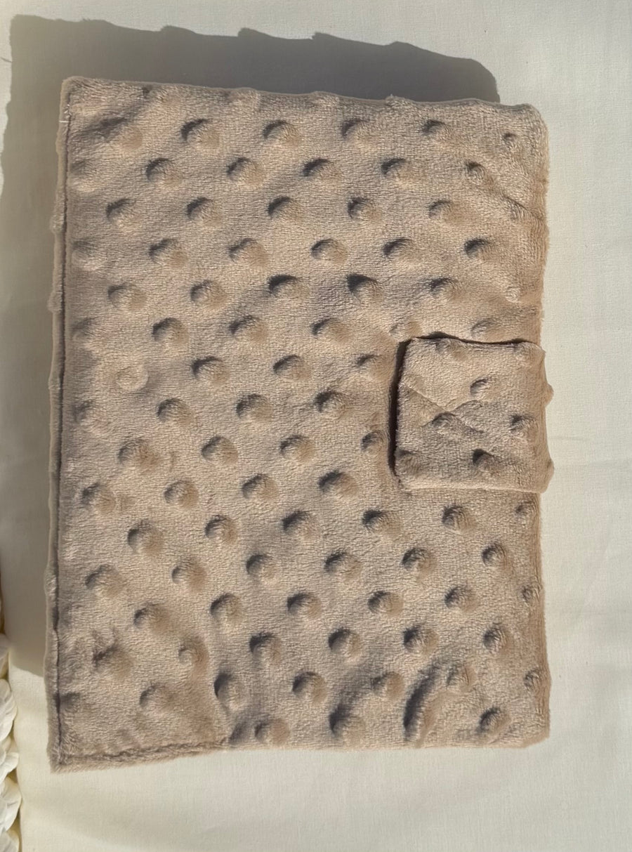 Protège carnet de santé minky {Flocage}