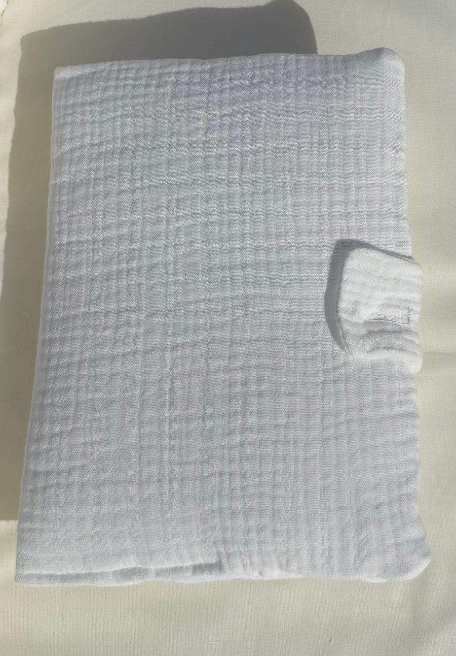 Protège carnet de santé gaz de coton {Broderie}