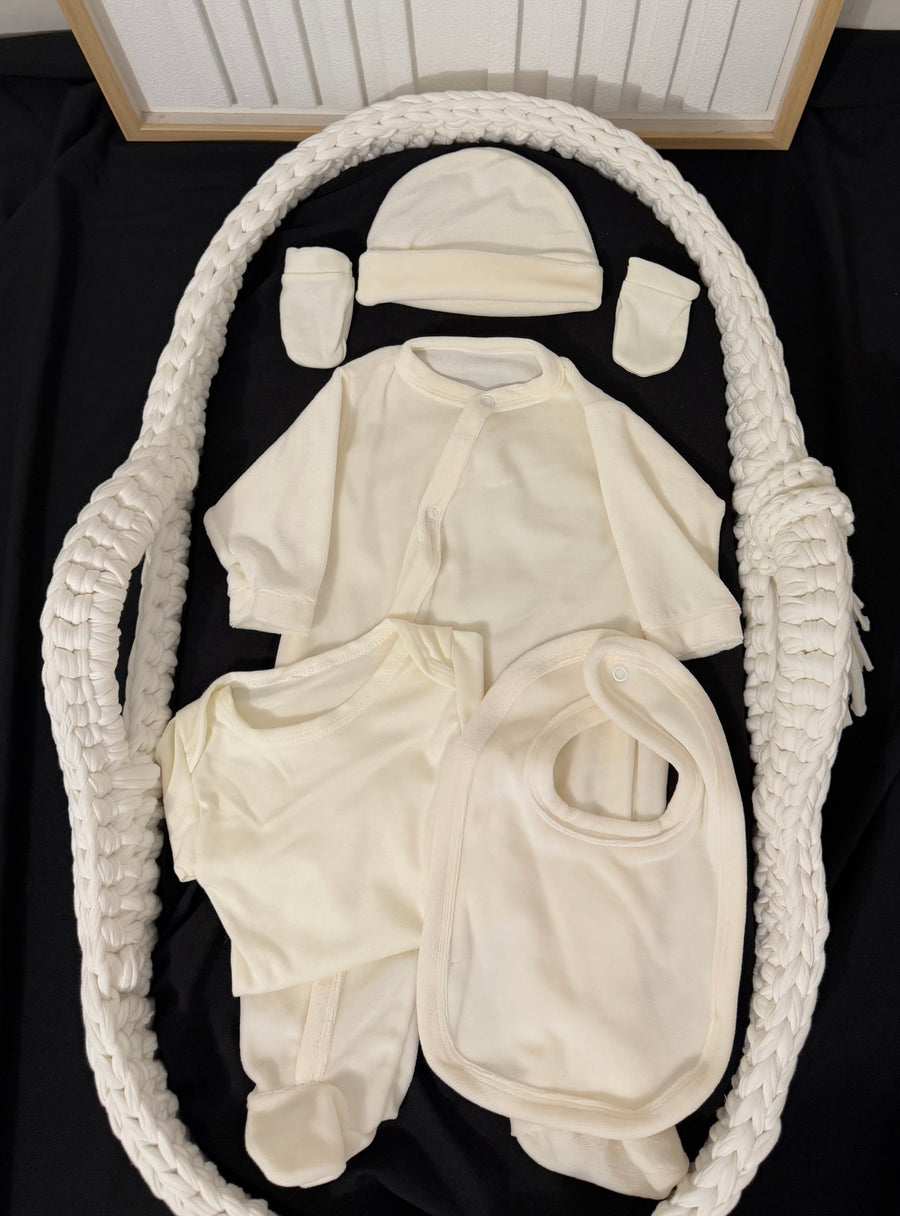 Ensemble tenue 5 pièces velours {Flocage}