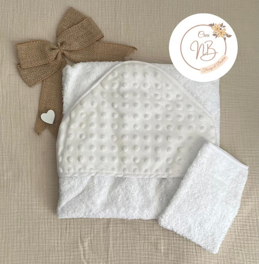 Cape de bain minky {Broderie}