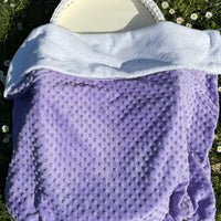 Plaid minky {Broderie}