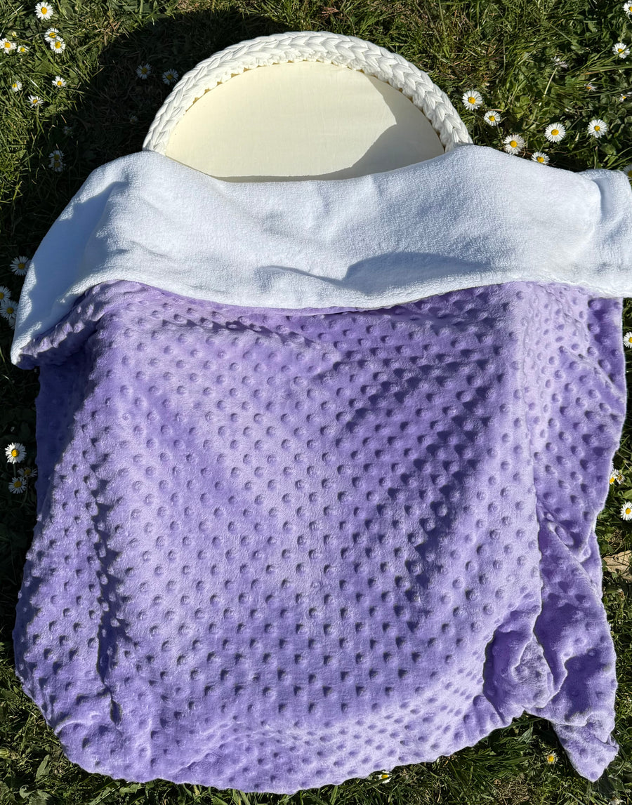 Plaid minky {Broderie}
