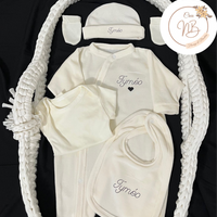 Ensemble tenue 5 pièces velours {Flocage}