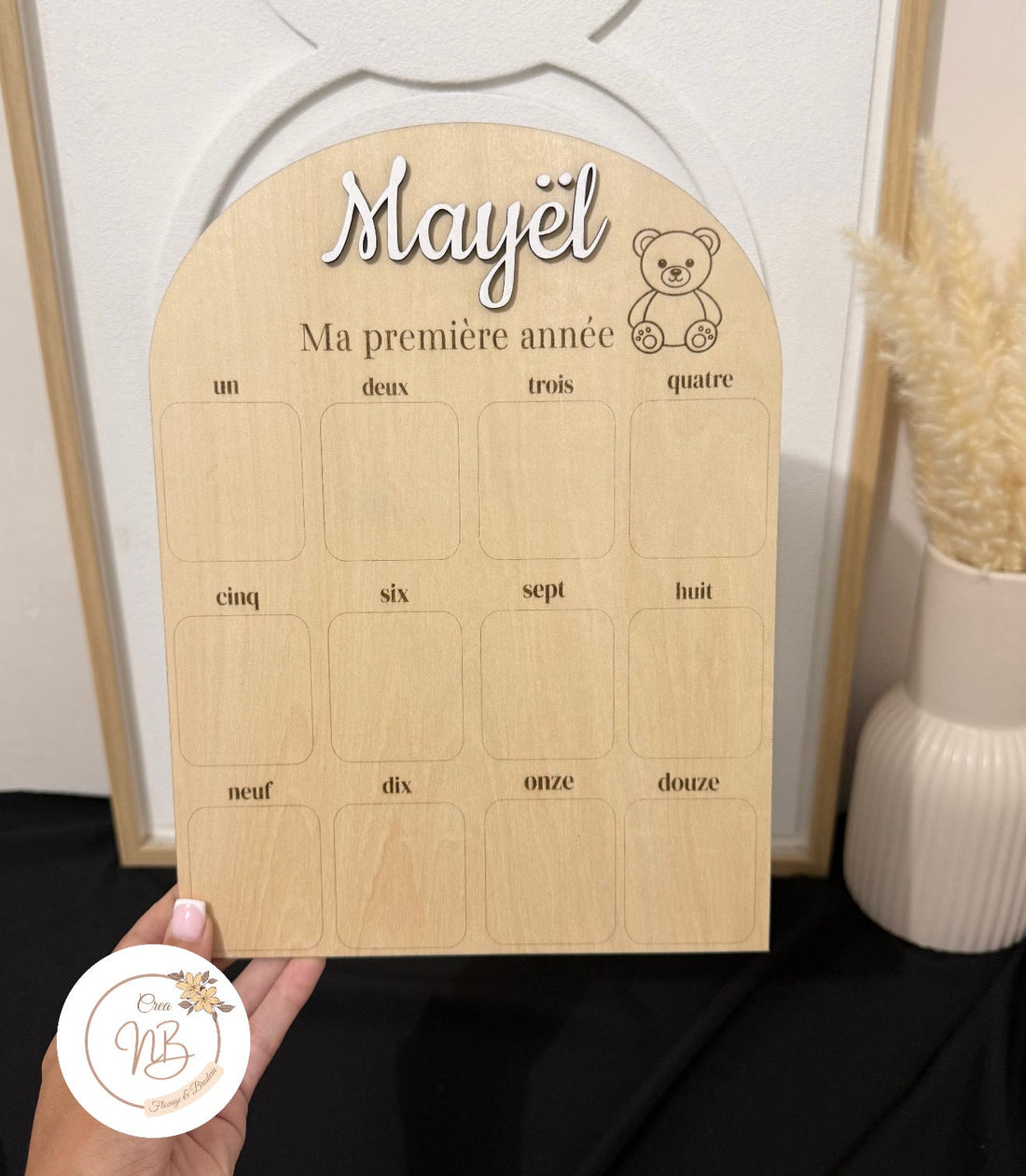 Panneau ma première année (petite photo)